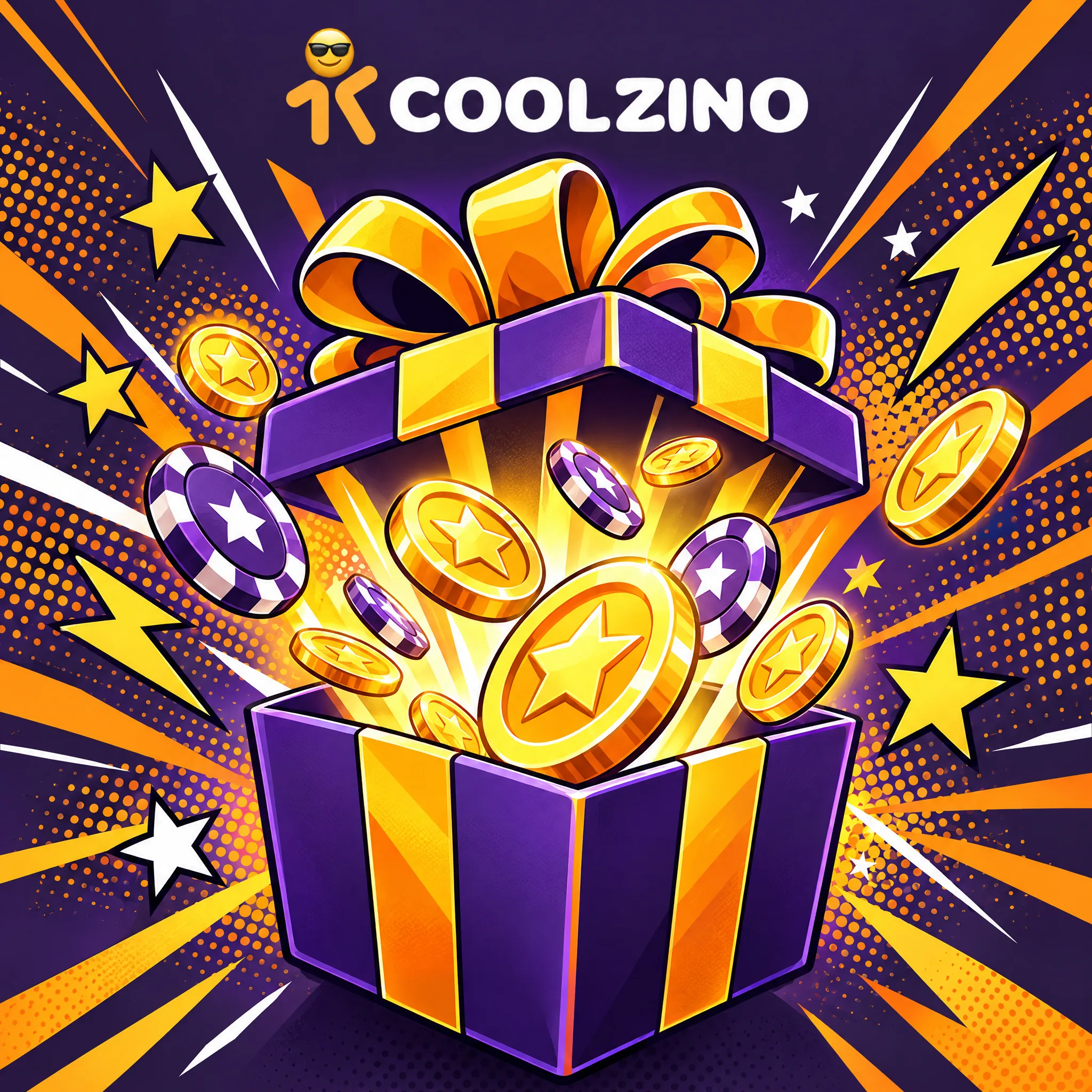 Cadeau et pièces Coolzino en style pop art